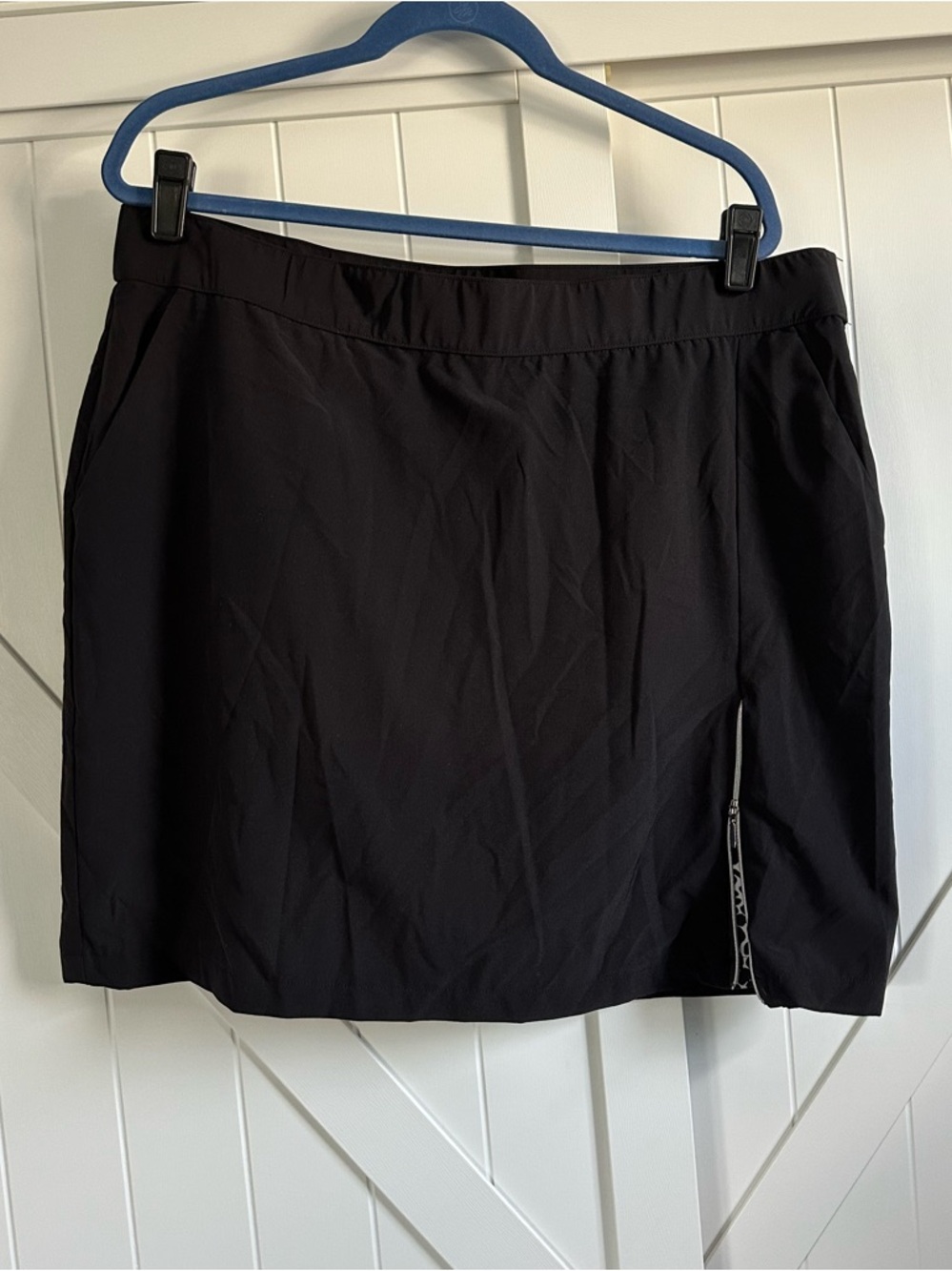 Chico’s Zenergy Black Skort Size 3 XL 16 Golf Activewear Pockets